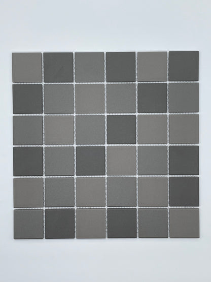 Mosaic Porcelain - Un-Glazed, Full Bodied Porcelain, Square, Inyati-Anti-Slip, 48mm