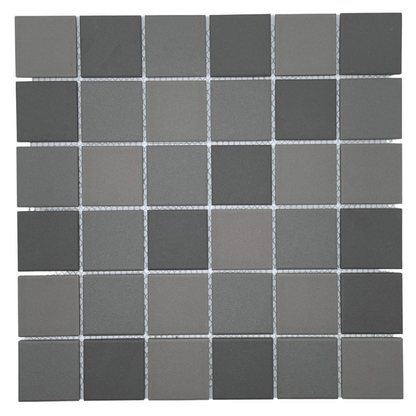 Mosaic Porcelain - Un-Glazed, Full Bodied Porcelain, Square, Inyati-Anti-Slip, 48mm