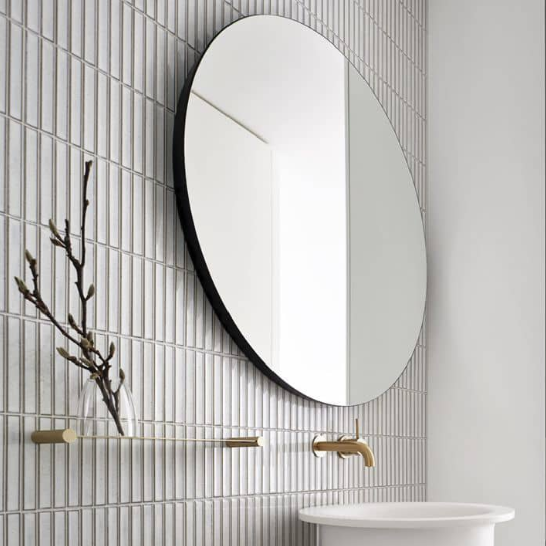 Mosaic Porcelain - Glazed, Finger Tile, Kit Kat, Speckled Frost, Gloss, 294x294mm