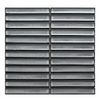 Mosaic Porcelain - Glazed, Finger Tile, Kit Kat, Speckled Grey, Gloss, 294x294mm
