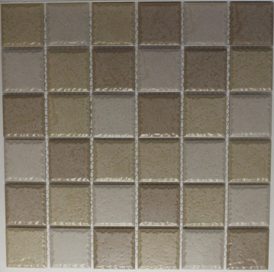 Mosaic Porcelain - Glazed, Square, Natural 1, Matt, 300x300 - 48mm