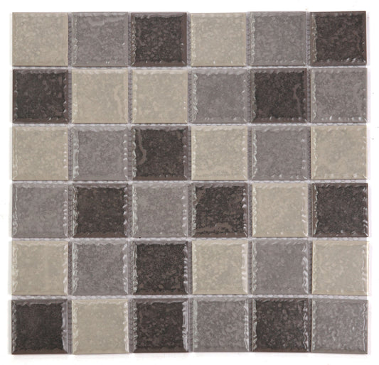 Mosaic Porcelain - Glazed, Square, Natural 4, Matt, 300x300 - 48mm