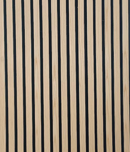 Wall Panel WPC - Acoustic Collection – Haven Oak, 2700x600mm (Box of 4, 6.48m² per box)