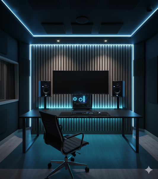 Wall Panel WPC - Acoustic Collection – Urban Teak, 2700x600mm (Box of 4, 6.48m² per box)