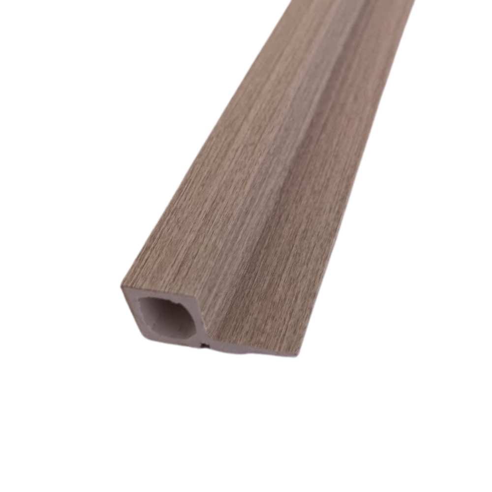 Wood Polymer Composite (WPC) End Strips - Silver Birch, 2700x46mm (Box of 6)