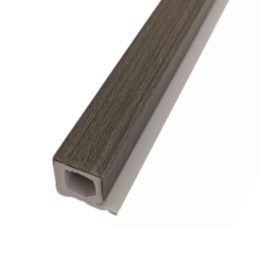 Wood Polymer Composite (WPC) Starter Strips - Smoked Cedar, 2700x25mm (Box of 6)