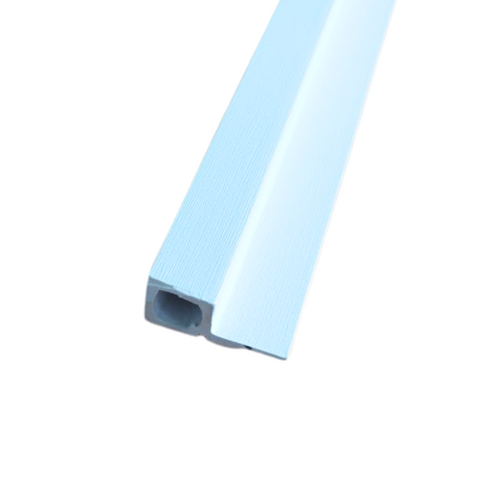 Wood Polymer Composite (WPC) End Strips - White Linen, 2700x46mm (Box of 6)