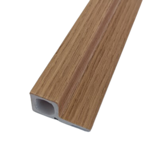 Wood Polymer Composite (WPC) End Strips - Summer Oak, 2700x46mm (Box of 6)