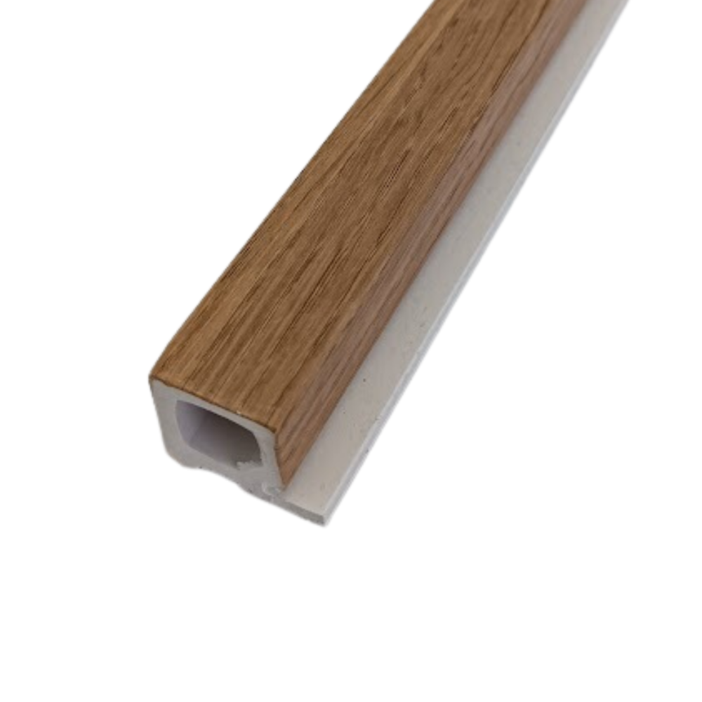 Wood Polymer Composite (WPC) Starter Strips - Summer Oak, 2700x25mm (Box of 6)