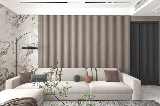 Wood Polymer Composite (WPC) Panels – Silver Birch, 2700x165mm (Box of 14, 6.24m² per box)