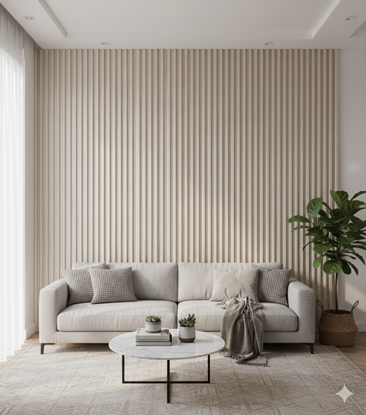 Wall Panel WPC - Projects Collection – Washed Pine, 2400x165mm (Box of 14, 5.54m² per box)