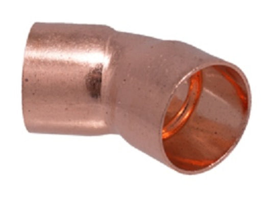 Copper Elbow 45° CxC 22mm