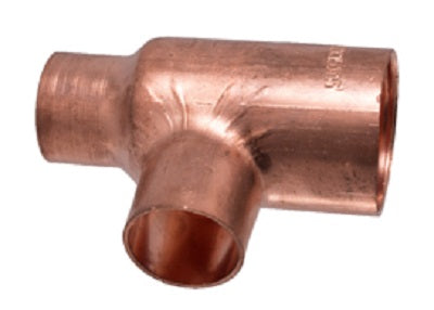 Copper Tee Reducer CxCxC 22mmx22mmx15mm
