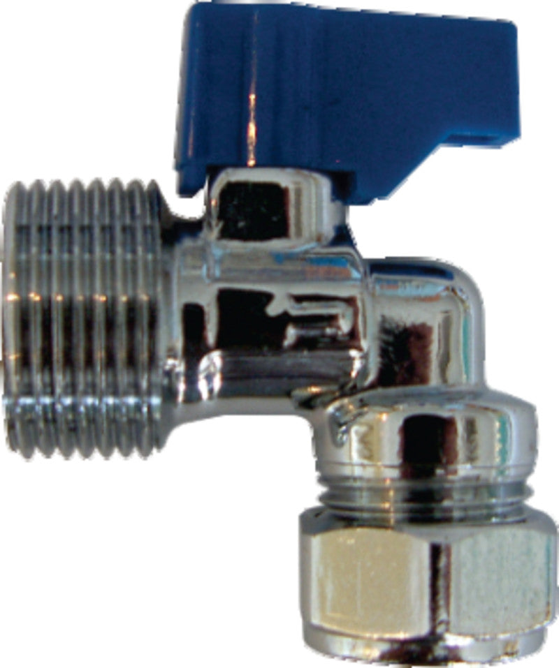 Washing Machine Adaptor - ELBOW Adaptor, CxMI, 15mmx3/4", Chrome Plated Finish