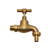 Tap Hosebib - Brass, Heavy Pattern, 1/2