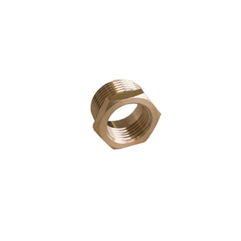 Bush Hex - Brass, 3/4"x1/2"