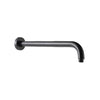 Shower Arm - Premium Range Round 320mm, Brushed Gun Metal Finish