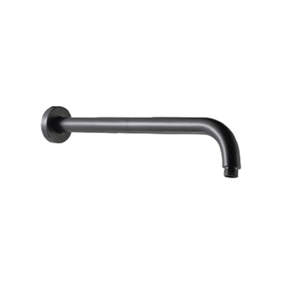Shower Arm - Premium Range Round 320mm, Brushed Gun Metal Finish