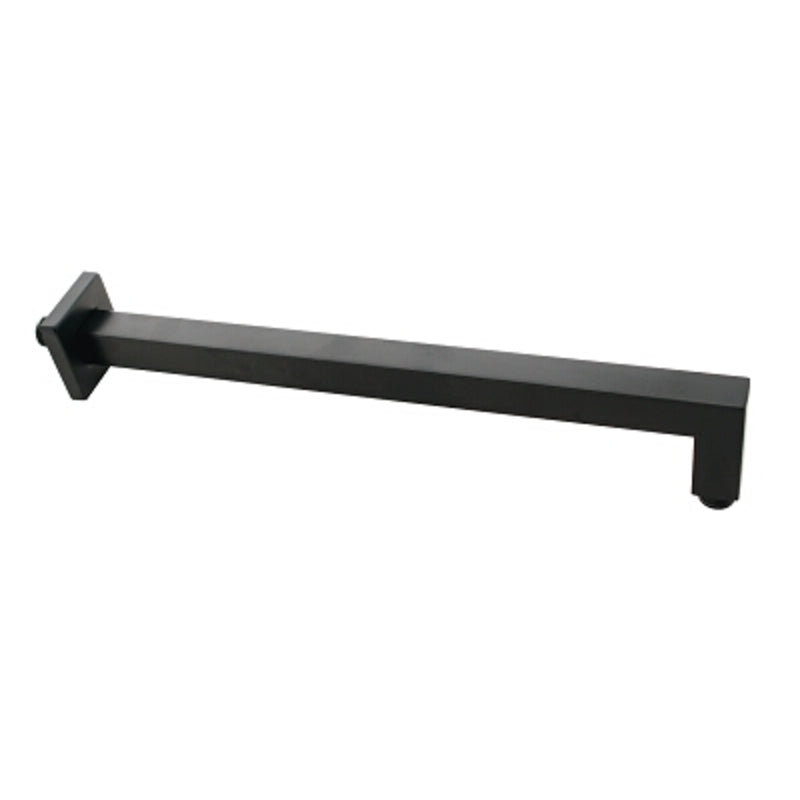 Shower Arm - Premium Range Square 400mm, Matt Black Finish