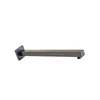 Shower Arm - Premium Range Square 400mm, Brushed Gun Metal Finish
