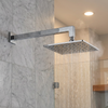 Shower Rose - Brushed Stainless Steel Finish, Square 8