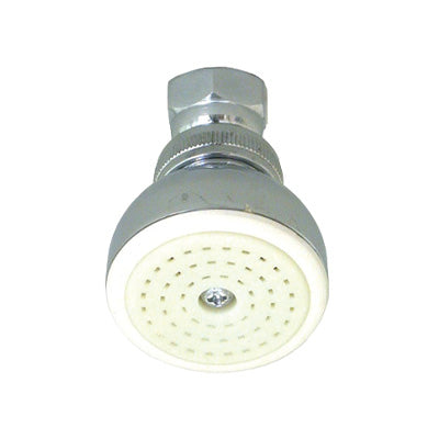 Shower Rose - Chrome & White Plastic