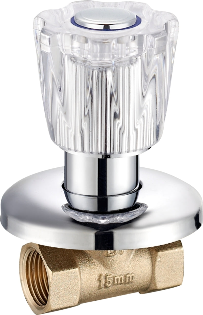 Undertile Stoptap 3/4" FxF – Aries Icon Range, Conventional Bathroom Tap