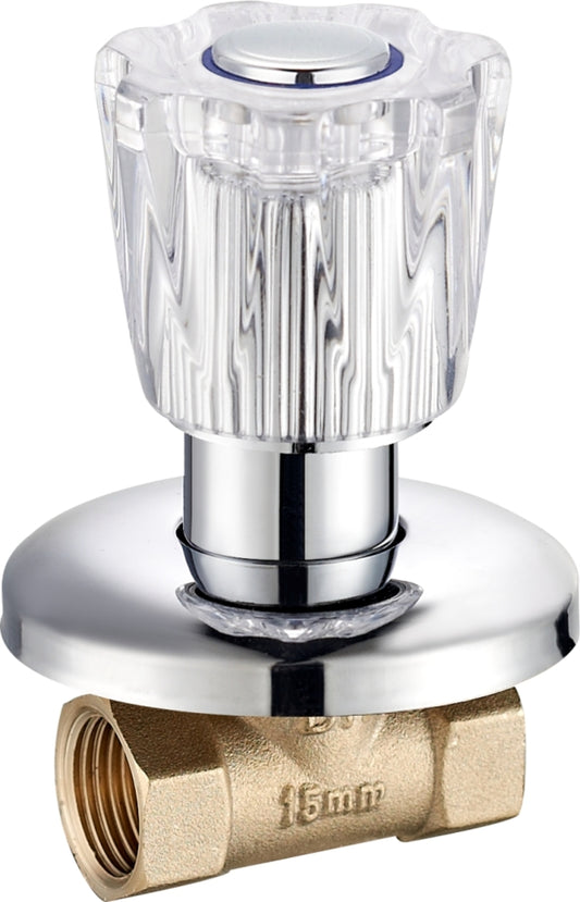 Undertile Stoptap 3/4" FxF – Aries Icon Range, Conventional Bathroom Tap