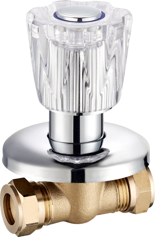 Undertile Stoptap 1/2" CxC – Aries Icon Range, Conventional Bathroom Tap