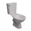 Close Coupled Suite Amalphi - Lecico, Polished White, Front Flush, Incl Mech, No Seat (Excl Pan Fixations), (L) 62cm | (W) 36cm | (H) 76cm