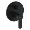Shower/Bath Mixer/Concealed Divertor Mixer – Aquarius Icon Range, Matt Black Finish