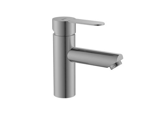 Basin Mixer – Aquarius Icon Range, Brushed Stainless Steel Finish