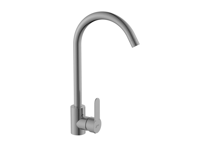 Sink Mixer Deck Type – Aquarius Icon Range, Brushed Stainless Steel Finish