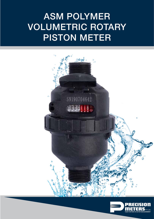 Water Meter - Precision Meters, Plastic, 15mm