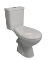 Close Coupled Suite Amalphi - Lecico, Polished White, Dual Flush, Incl Mech, No Seat (Excl Pan Fixations), (L) 62cm | (W) 36cm | (H) 76cm