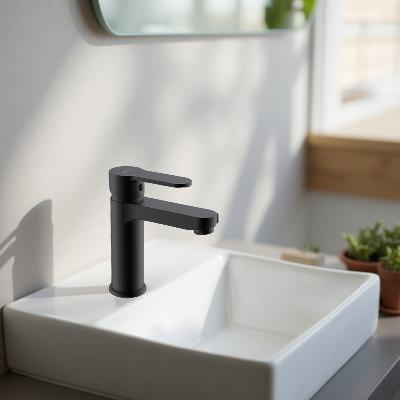 Basin Mixer – Aquarius Premium Icon Range, Matt Black Finish