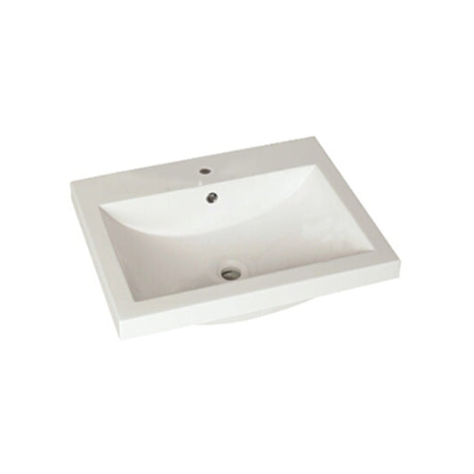 Basin Composite – Single, 600mm, 1 Tap Hole