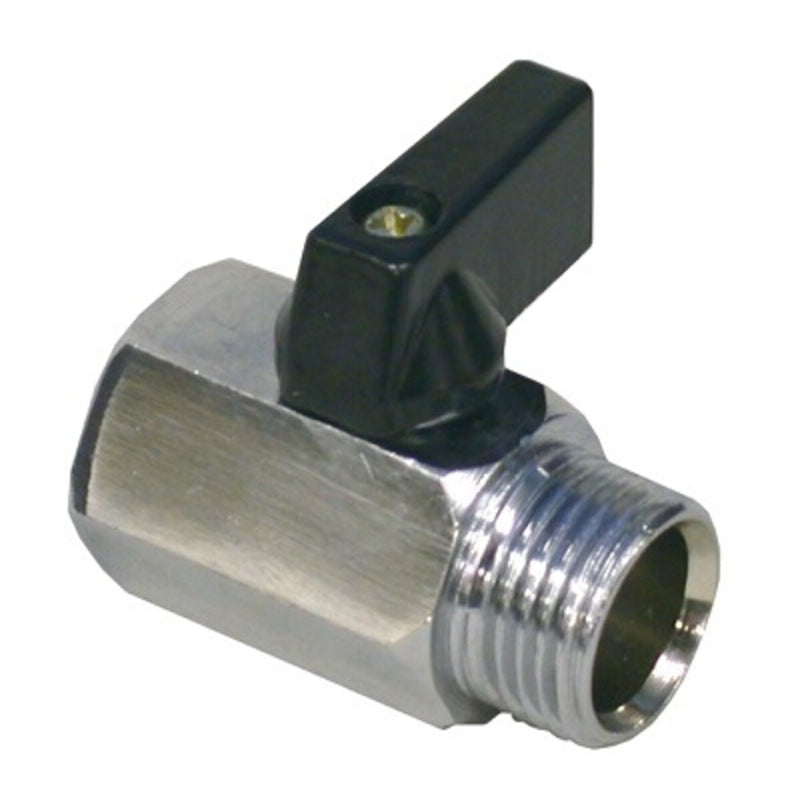 Ball O Stop - Lever Type, MxF, 1/2"