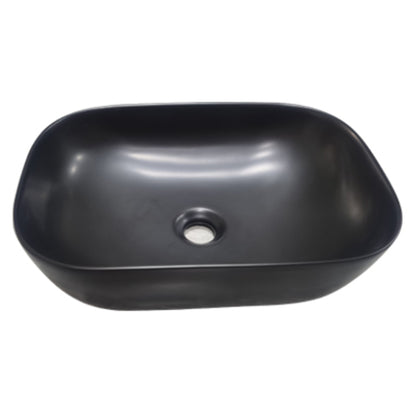 Basin Free Standing Ash – Ceramic, Icon Premium Range, Black