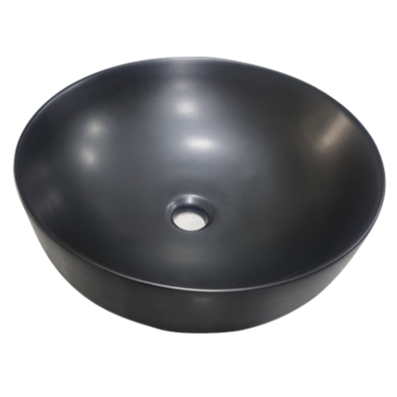 Basin Free Standing Coal – Ceramic, Icon Premium Range, Black