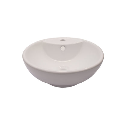 Basin Free Standing Gabriella– Ceramic, 1 Tap Hole, Icon Premium Range, White