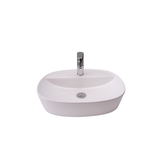 Basin Free Standing Kelly – Ceramic, 1 Tap Hole, Icon Premium Range, White
