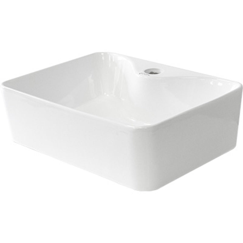 Basin Free Standing Layla – Ceramic, 1 Tap Hole, Icon Premium Range, White