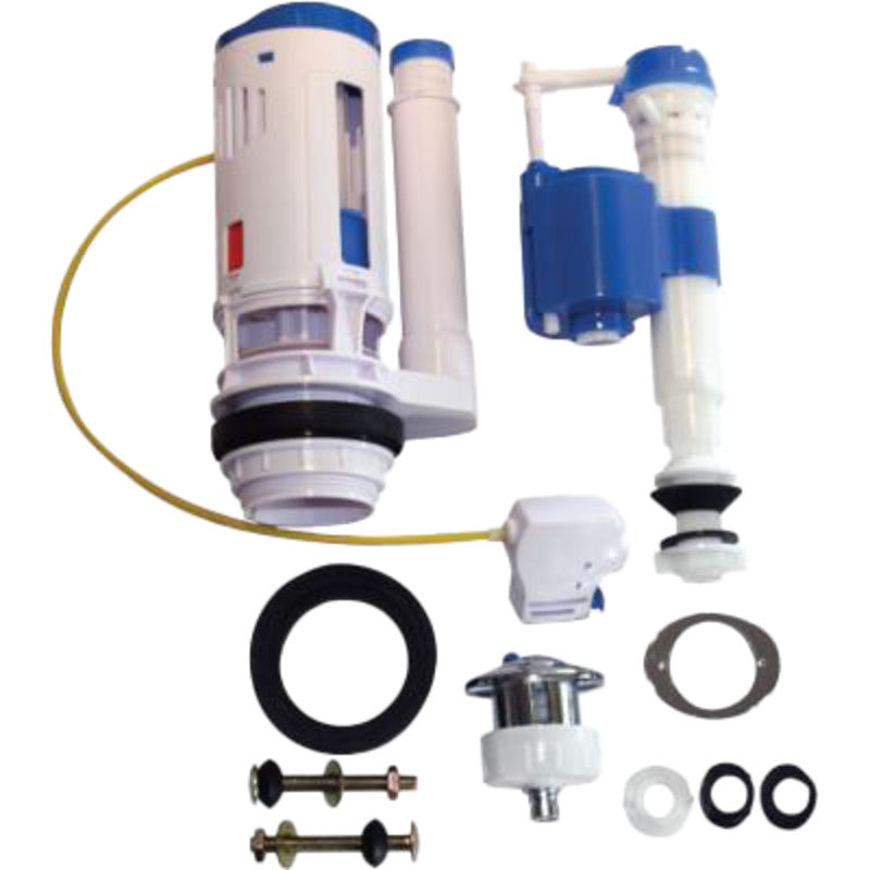 Toilet Mechanism - Dual Flush Close Coupled Suite, Front and Top Flush