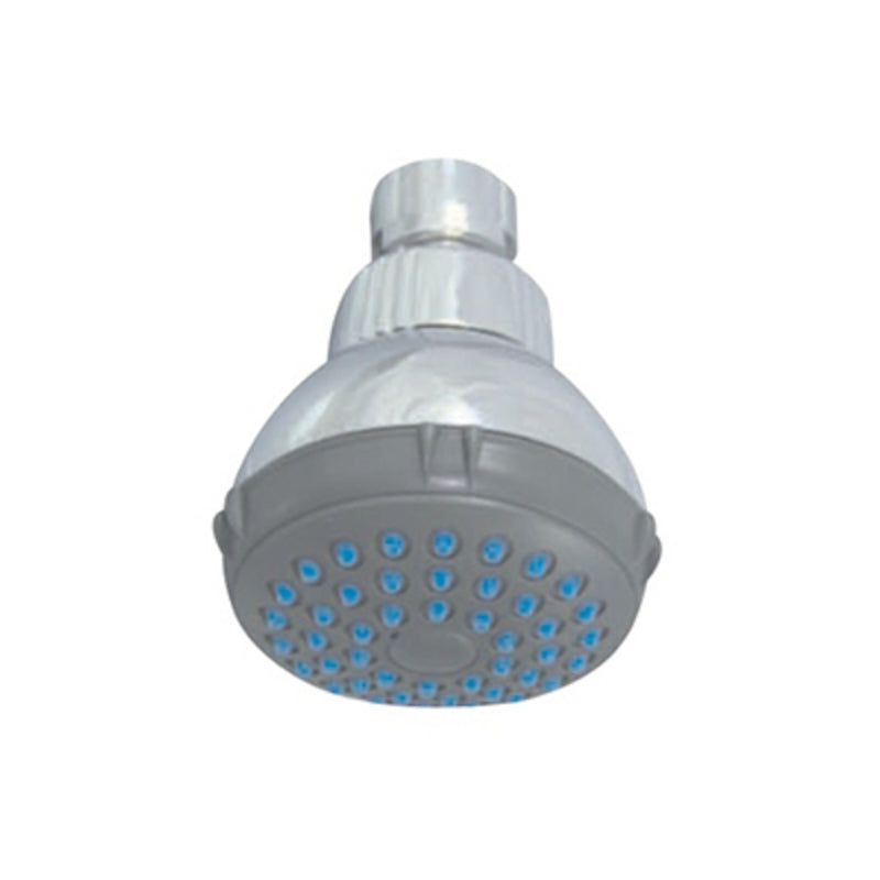 Shower Rose - Grey Face, Blue Beads, 1 Setting