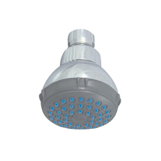 Shower Rose - Grey Face, Blue Beads, 1 Setting