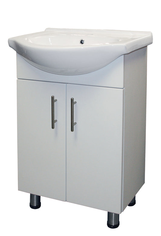 Cabinet & Basin Floor Mounted Econo - Compact, Functional, Affordable, 510mm