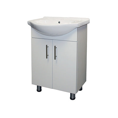 Cabinet & Basin Floor Mounted Econo - Compact, Functional, Affordable, (L) 51cm | (W) 29.3cm | (H) 86.5cm