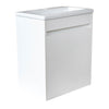 Cabinet & Basin Wall-Hung Econo – White, 600mm