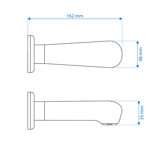 Bath Spout Round